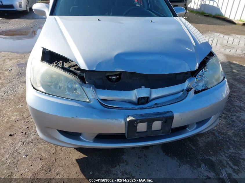 2004 Honda Civic Ex VIN: 2HGES26704H604859 Lot: 41569002