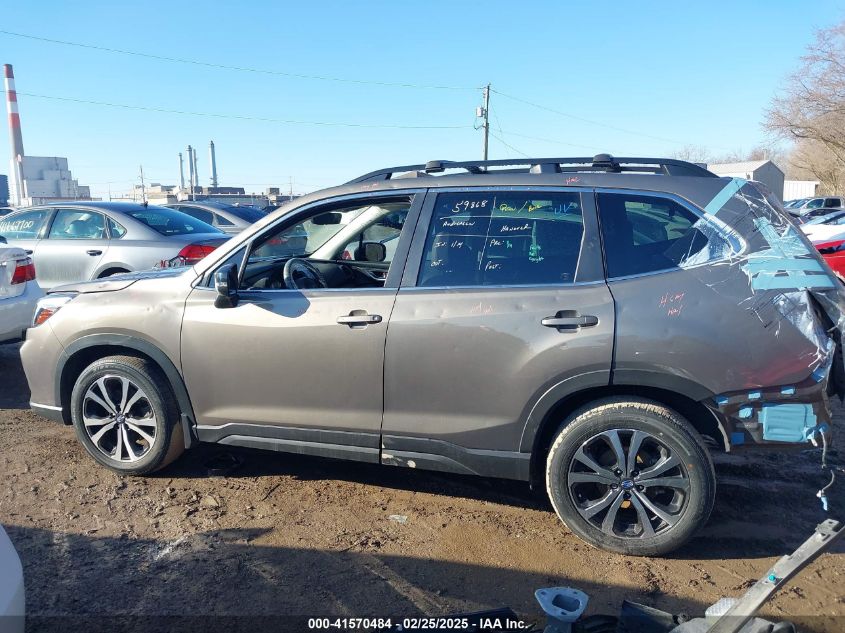 2021 Subaru Forester Limited VIN: JF2SKAUC4MH459022 Lot: 41570484