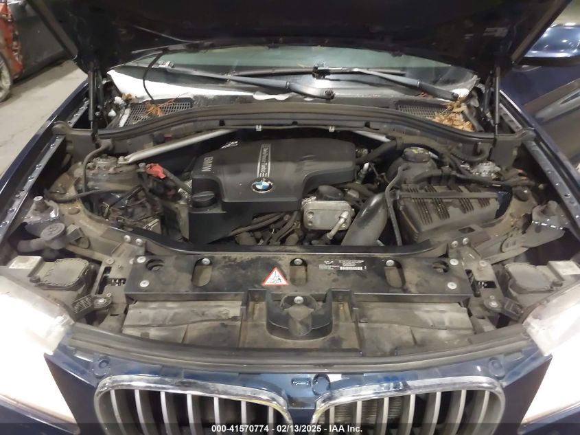 2013 BMW X3 xDrive28I VIN: 5UXWX9C54D0A27811 Lot: 41570774