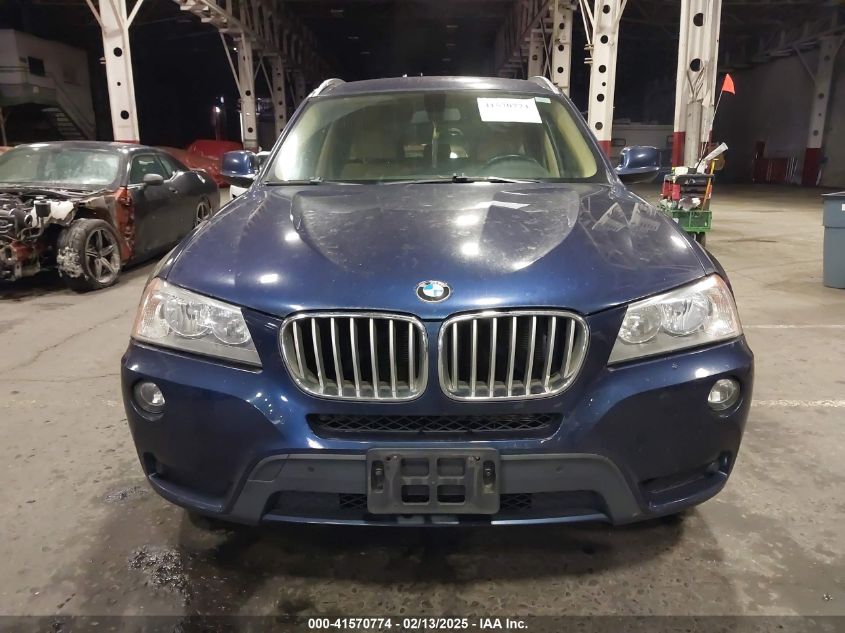 2013 BMW X3 xDrive28I VIN: 5UXWX9C54D0A27811 Lot: 41570774