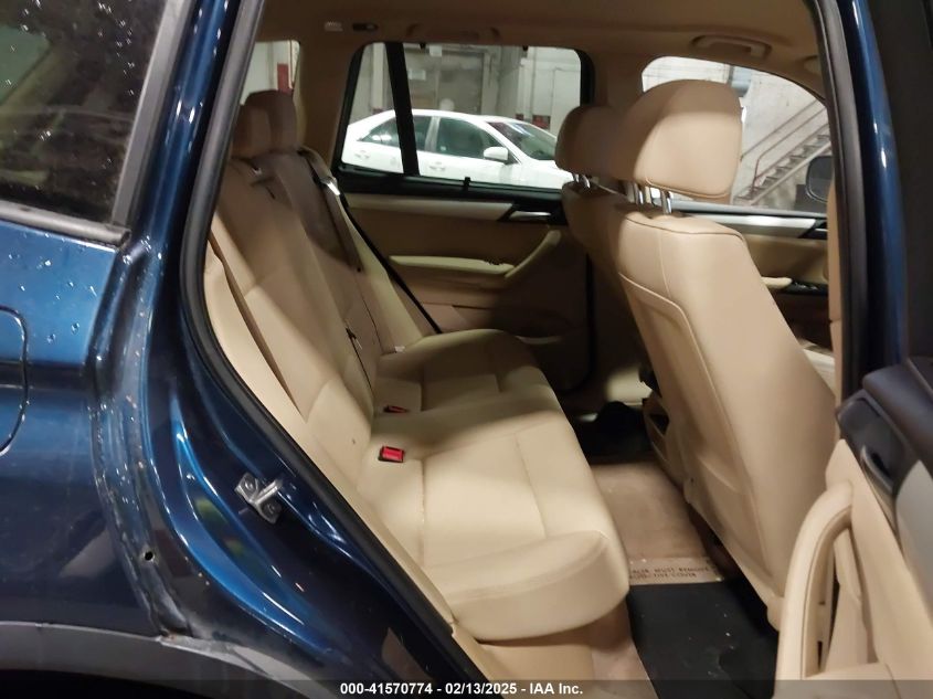 2013 BMW X3 xDrive28I VIN: 5UXWX9C54D0A27811 Lot: 41570774