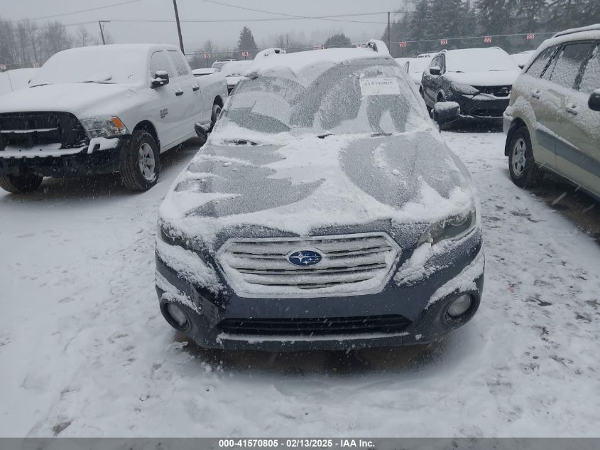 2015 Subaru Outback 2.5I Premium VIN: 4S4BSBHC7F3227590 Lot: 41570805