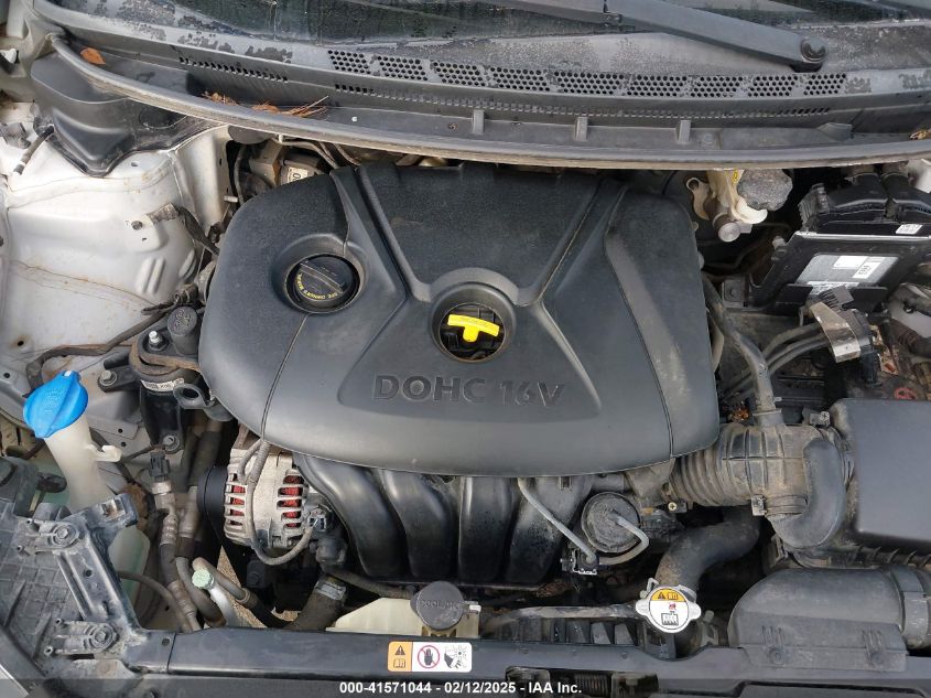 2016 Kia Forte Lx VIN: KNAFK4A61G555177 Lot: 41571044