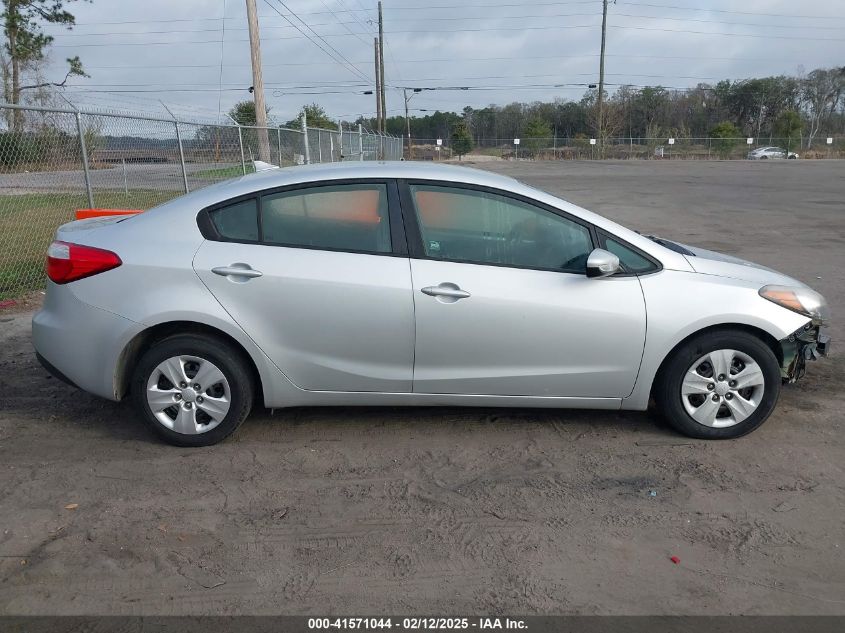 2016 Kia Forte Lx VIN: KNAFK4A61G555177 Lot: 41571044