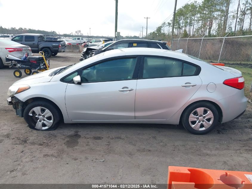 2016 Kia Forte Lx VIN: KNAFK4A61G555177 Lot: 41571044