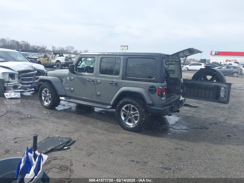 2019 JEEP WRANGLER UNLIMITED SAHARA 4X4 - 1C4HJXEG0KW518169