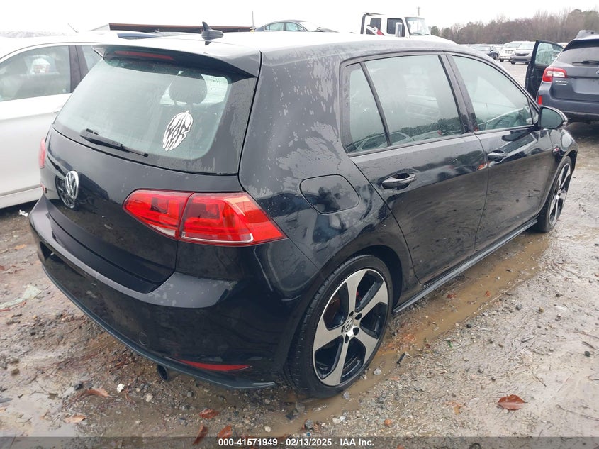 2015 VOLKSWAGEN GOLF GTI 2.0T S 4-DOOR - 3VW5T7AU4FM081854