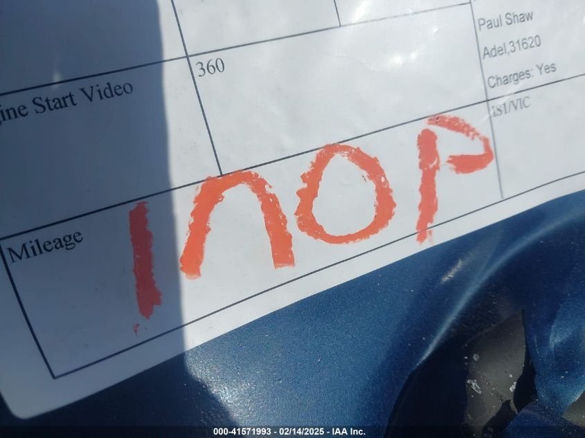 2000 Ford Focus Se VIN: 1FAFP36P0YW375218 Lot: 41571993