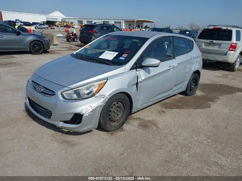 2016 Hyundai Accent Se VIN: KMHCT5AE4GU256295 Lot: 41573122