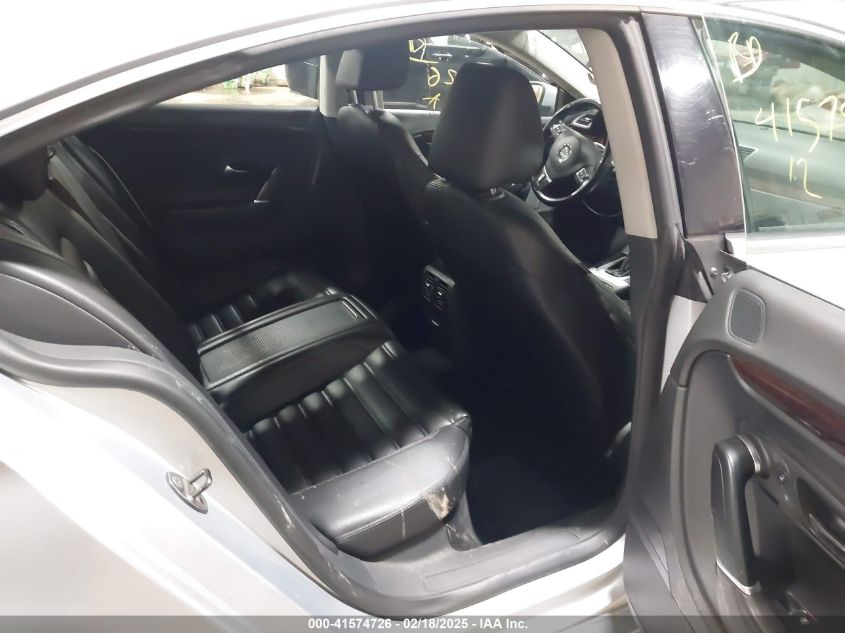 2012 Volkswagen Cc Lux Limited VIN: WVWHP7AN0CE524113 Lot: 41574726