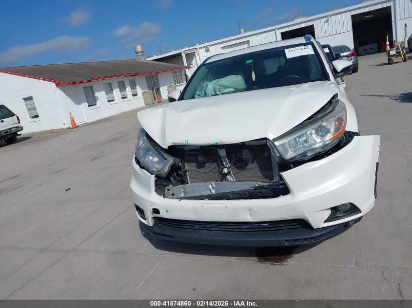 2015 Toyota Highlander Xle V6 VIN: 5TDJKRFH5FS207084 Lot: 41574860