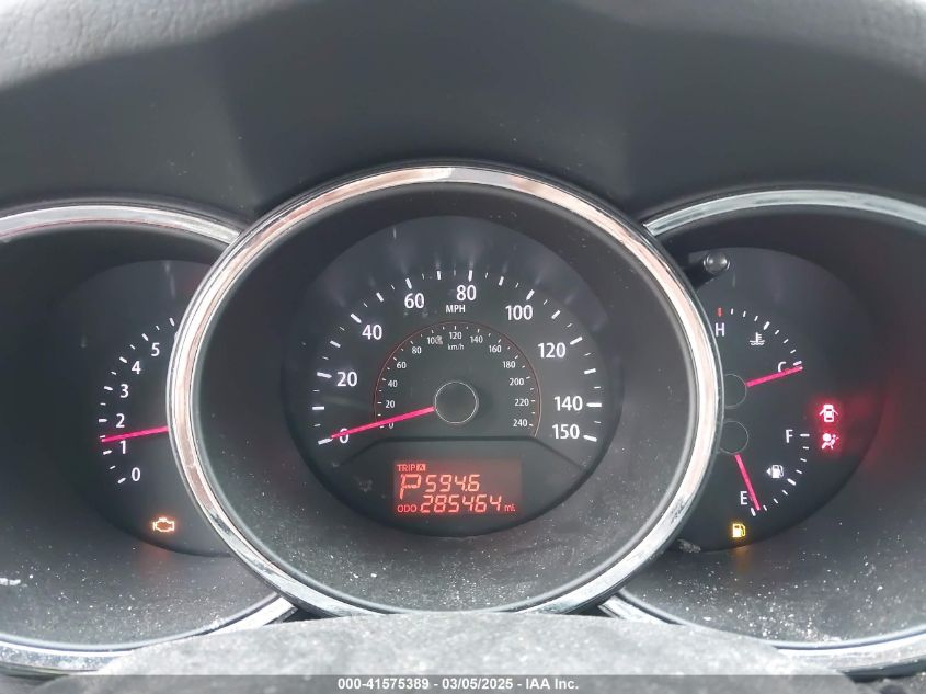 2012 Kia Sorento Lx VIN: 5XYKT4A6XCG240584 Lot: 41575389