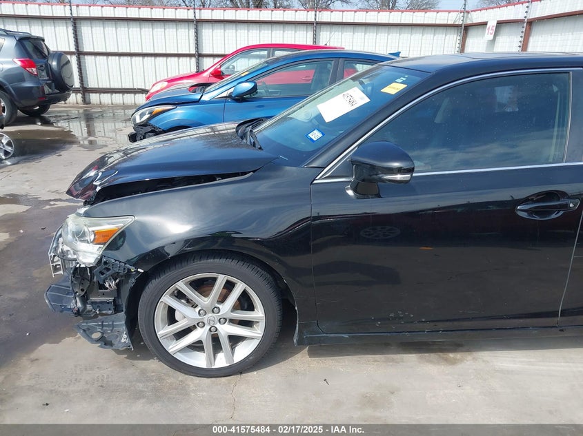 2014 LEXUS CT 200H VIN: JTHKD5BH3E2178718