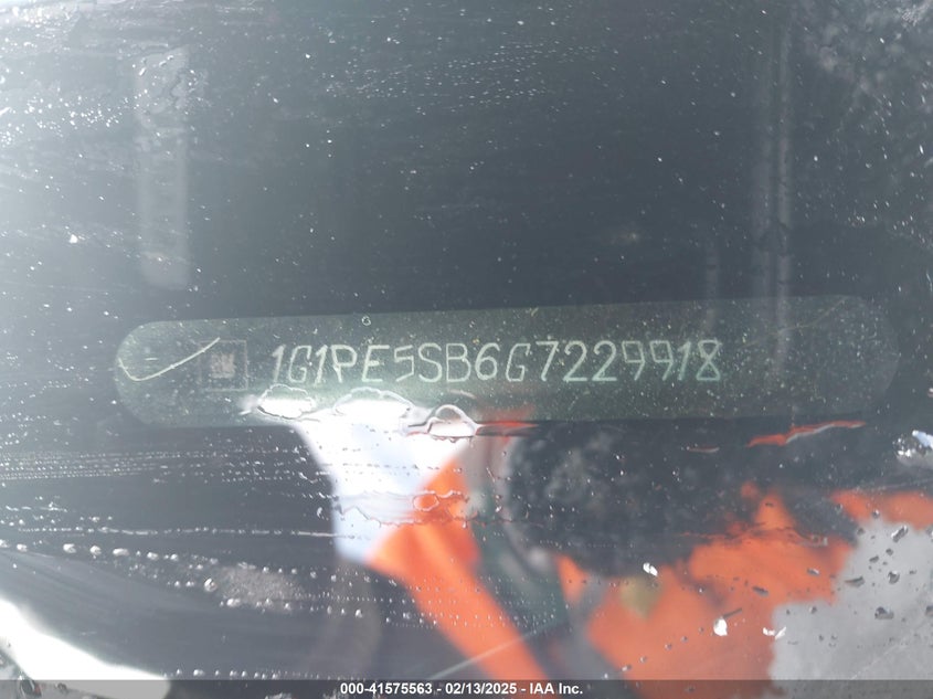 2016 CHEVROLET CRUZE LIMITED 1LT AUTO - 1G1PE5SB6G7229918