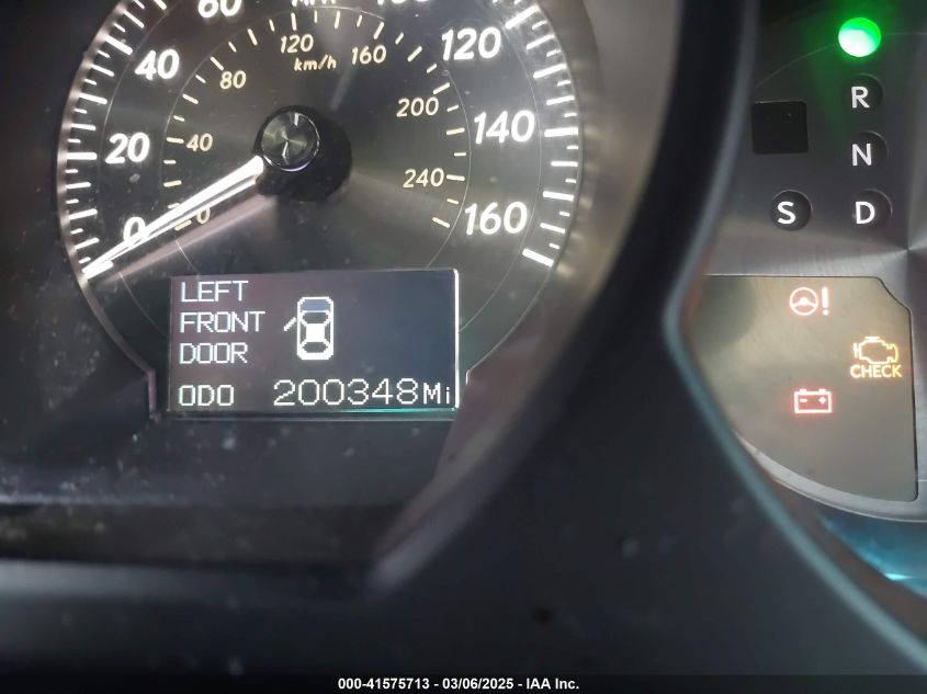 2008 Lexus Gs 460 VIN: JTHBL96S085000929 Lot: 41575713