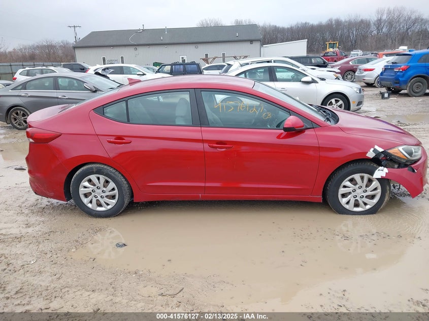 2017 HYUNDAI ELANTRA VIN: KMHD74LF1HU094670
