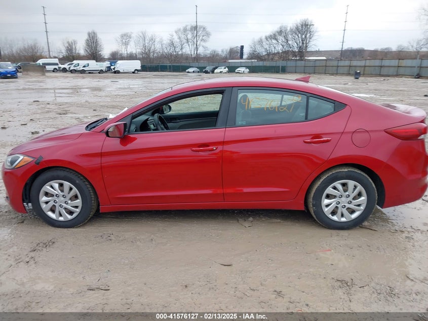 2017 HYUNDAI ELANTRA VIN: KMHD74LF1HU094670