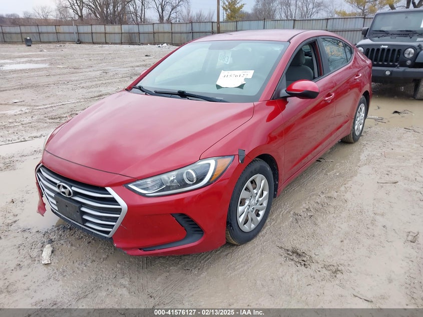 2017 HYUNDAI ELANTRA VIN: KMHD74LF1HU094670