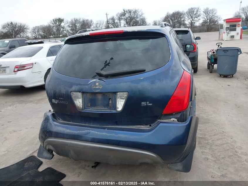 2003 Nissan Murano Sl VIN: JN8AZ08T83W104170 Lot: 41576161