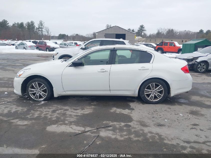2012 Infiniti G37X VIN: JN1CV6AR2CM978188 Lot: 41576537