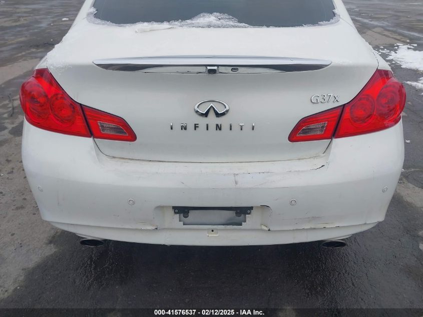 2012 Infiniti G37X VIN: JN1CV6AR2CM978188 Lot: 41576537