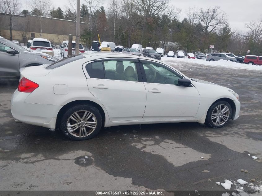 2012 Infiniti G37X VIN: JN1CV6AR2CM978188 Lot: 41576537