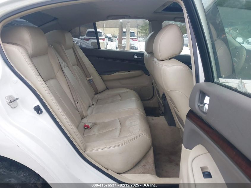 2012 Infiniti G37X VIN: JN1CV6AR2CM978188 Lot: 41576537