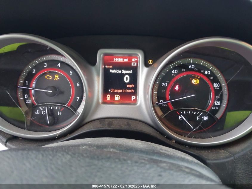 2016 Dodge Journey Se VIN: 3C4PDCAB7GT164881 Lot: 41576722