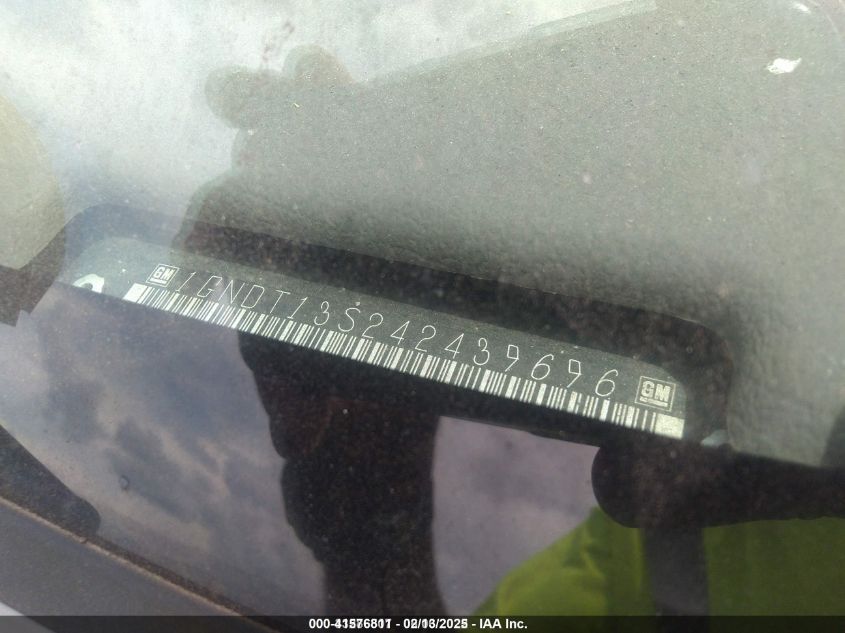 2004 Chevrolet Trailblazer Ls VIN: 1GNDT13S242439696 Lot: 41576811