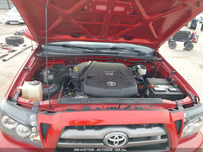 2010 Toyota Tacoma Double Cab Prerunner VIN: 3TMJU4GN6AM098161 Lot: 41577029