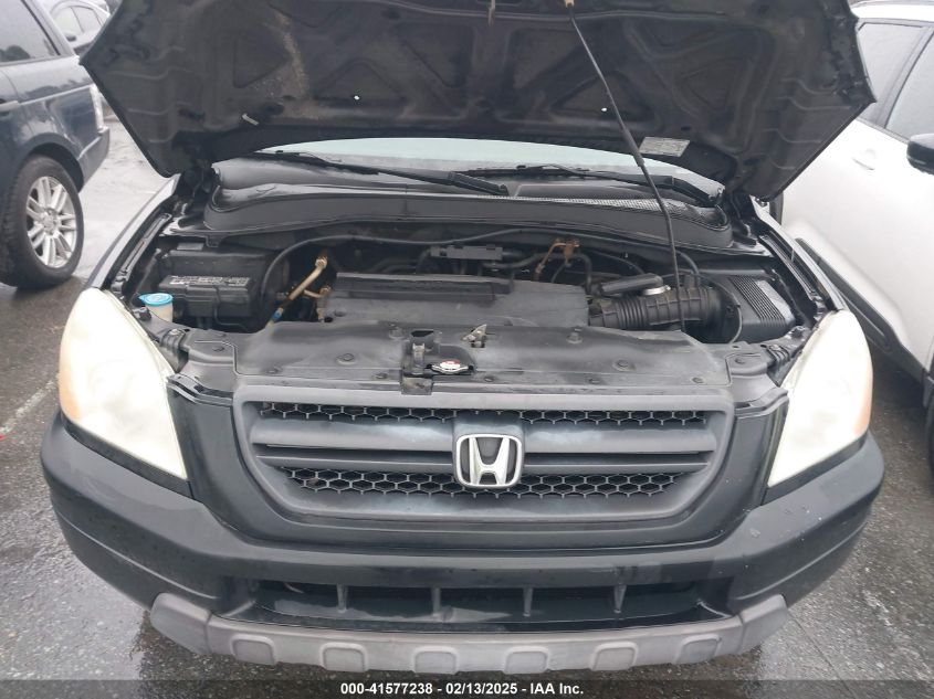 2003 Honda Pilot Ex-L VIN: 2HKYF18533H508350 Lot: 41577238