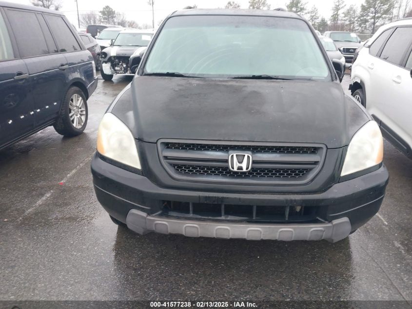 2003 Honda Pilot Ex-L VIN: 2HKYF18533H508350 Lot: 41577238