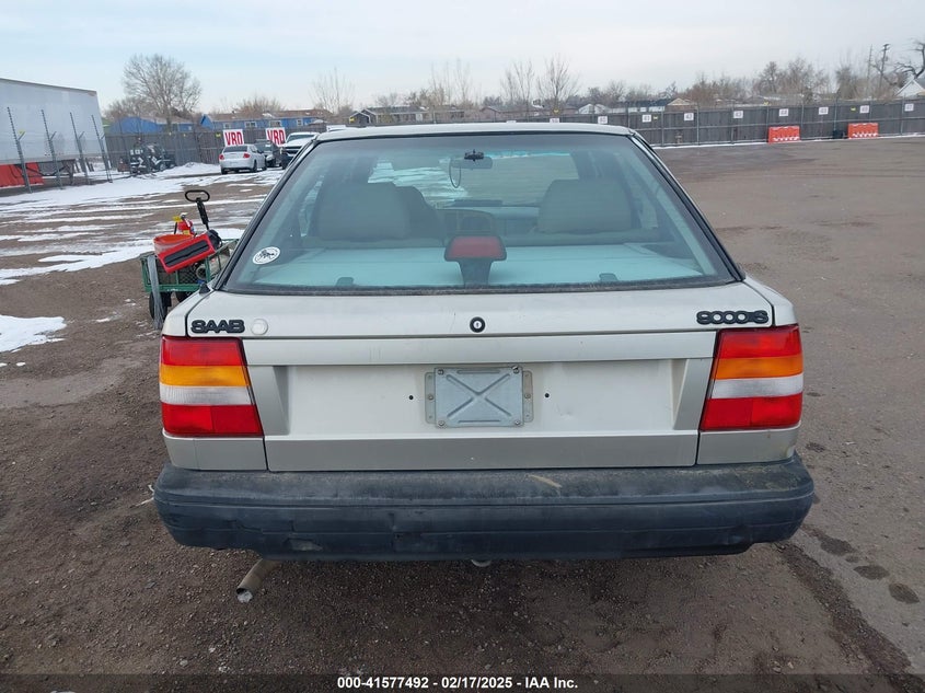 1992 Saab 9000 S VIN: YS3CK58B3N1001759 Lot: 41577492