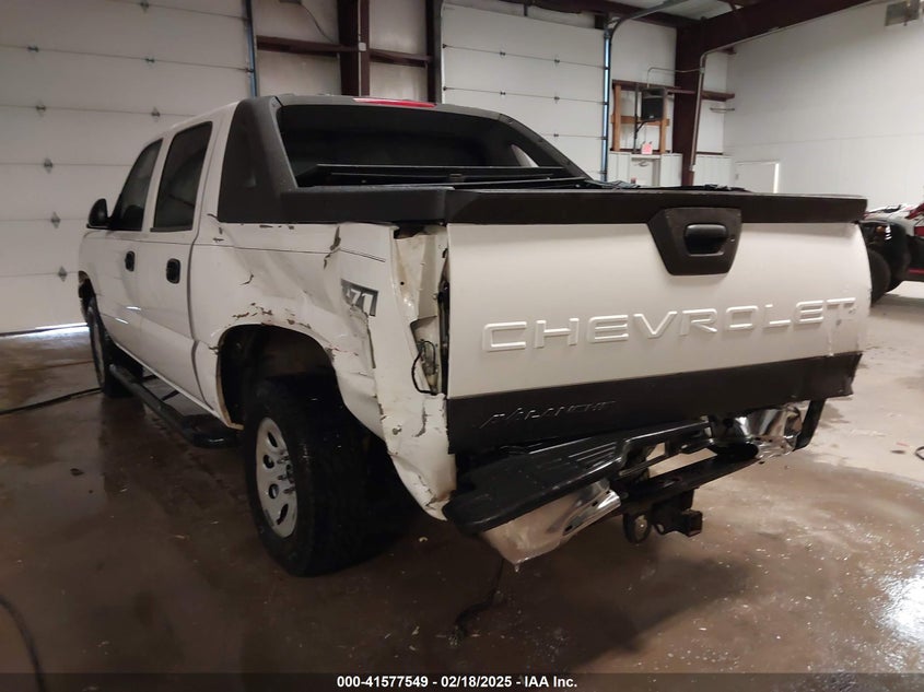 2006 CHEVROLET AVALANCHE VIN: 3GNEK12Z26G106236