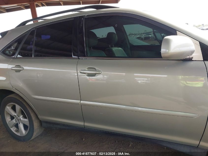 2005 Lexus Rx 330 VIN: JTJGA31U150054278 Lot: 41577637