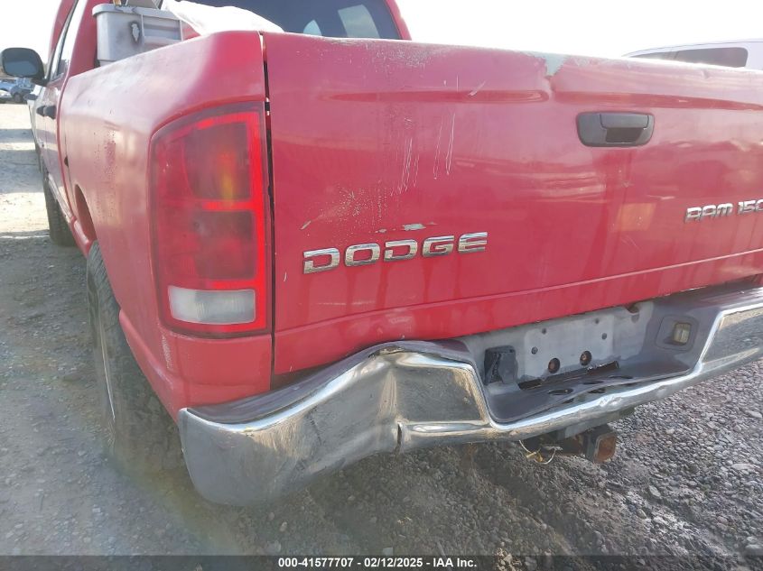 2002 Dodge Ram 1500 St VIN: 3B7HA18N82G103865 Lot: 41577707