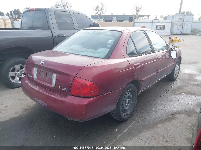 2006 NISSAN SENTRA VIN: 3N1CB51D26L535917