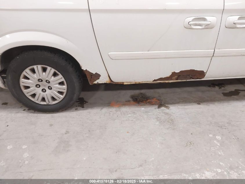 2005 Chrysler Town & Country Lx VIN: 2C4GP44R65R510022 Lot: 41578126