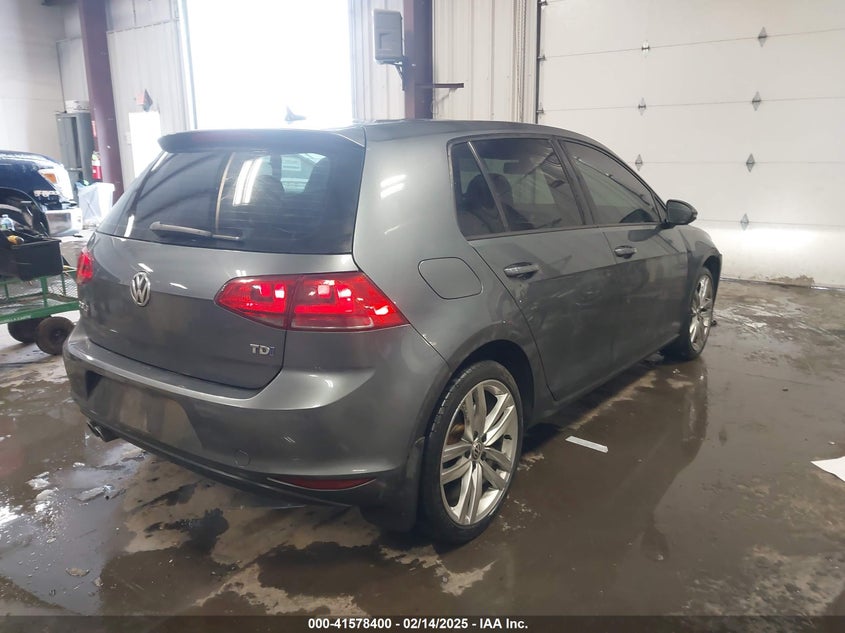 2015 VOLKSWAGEN GOLF TDI SEL 4-DOOR - 3VW2A7AU1FM042101