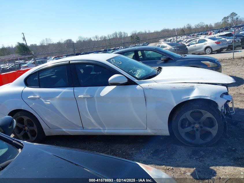 2017 Alfa Romeo Giulia VIN: ZARFAEDN6H7540276 Lot: 41578893