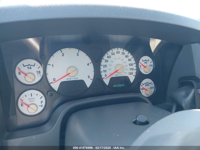 2007 Dodge Ram 2500 Slt/Trx4 Off Road/Sport/Power Wagon VIN: 1D7KS28C87J525315 Lot: 41578896