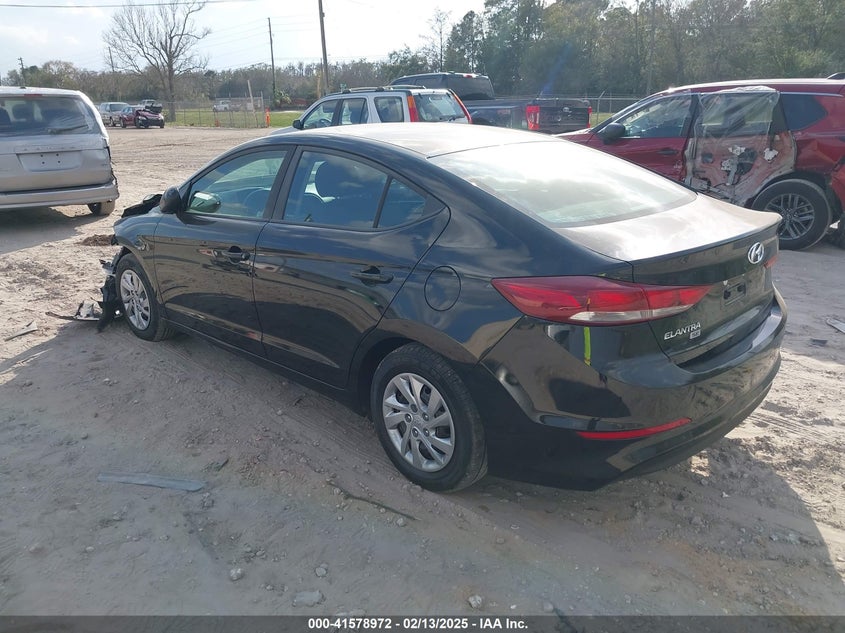 2018 HYUNDAI ELANTRA VIN: KMHD74LF9JU546872