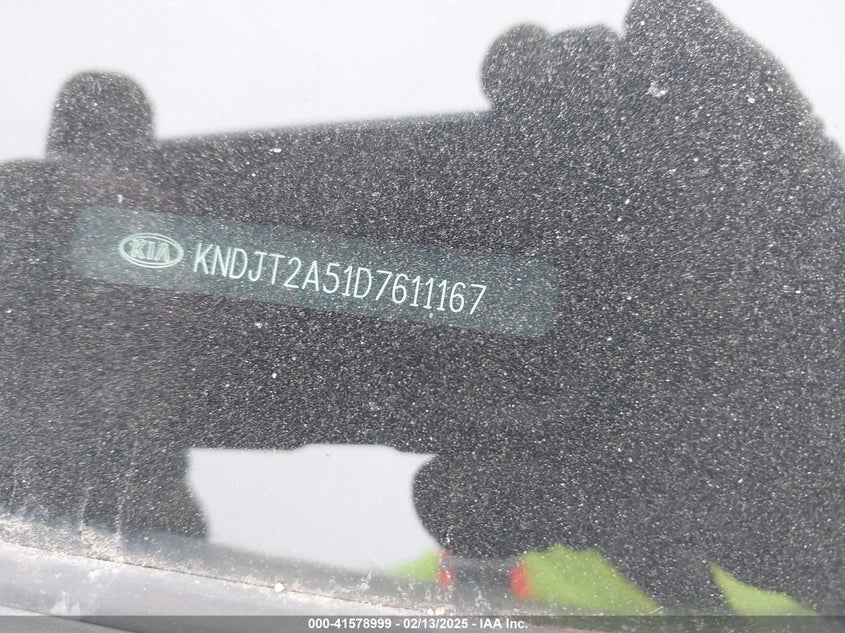 2013 KIA SOUL VIN: KNDJT2A51D7611167