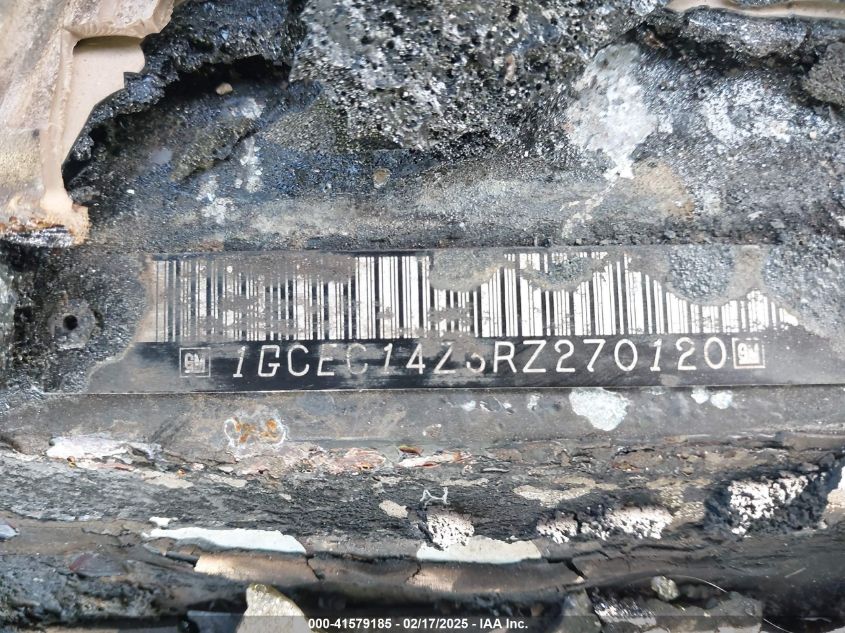 1994 Chevrolet Gmt-400 C1500 VIN: 1GCEC14Z3RZ270120 Lot: 41579185