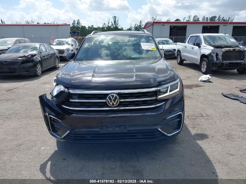 2022 Volkswagen Atlas 3.6L V6 Sel R-Line VIN: 1V2AR2CA2NC501051 Lot: 41579192