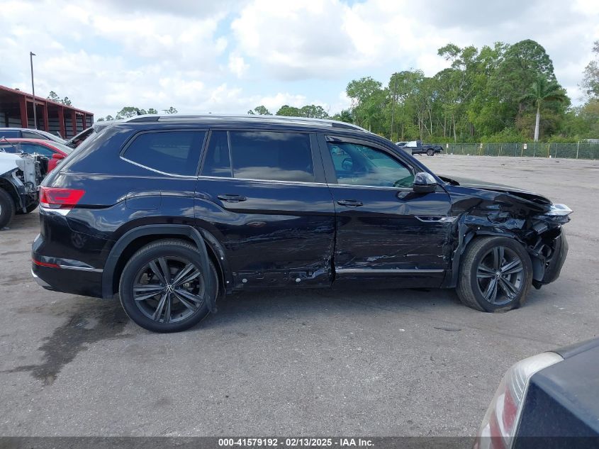 2022 Volkswagen Atlas 3.6L V6 Sel R-Line VIN: 1V2AR2CA2NC501051 Lot: 41579192