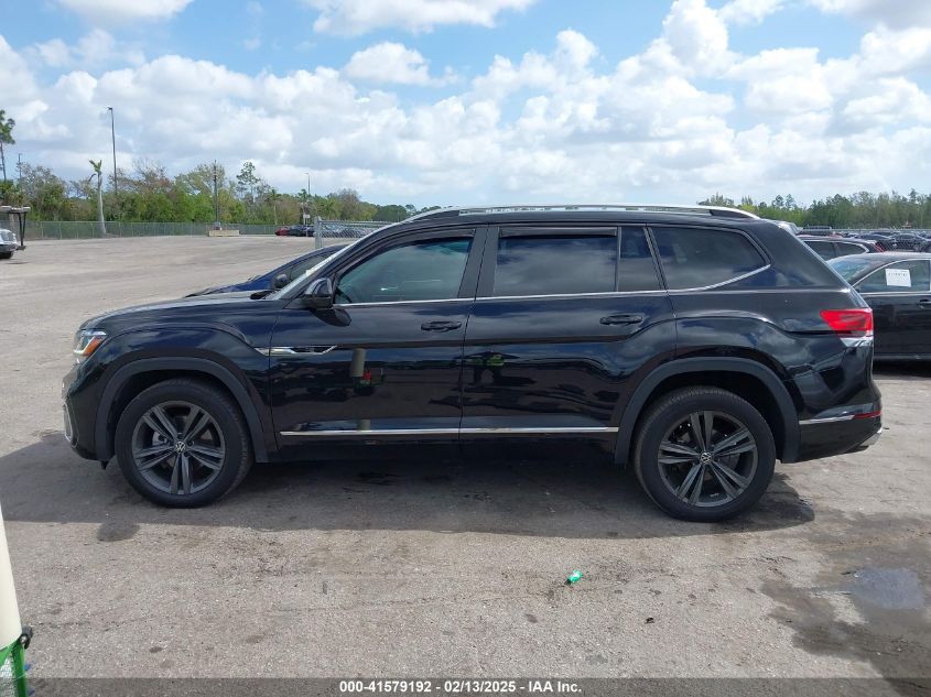 2022 Volkswagen Atlas 3.6L V6 Sel R-Line VIN: 1V2AR2CA2NC501051 Lot: 41579192