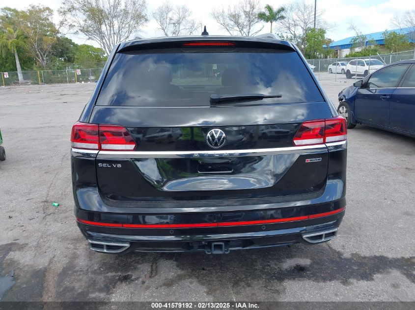 2022 Volkswagen Atlas 3.6L V6 Sel R-Line VIN: 1V2AR2CA2NC501051 Lot: 41579192