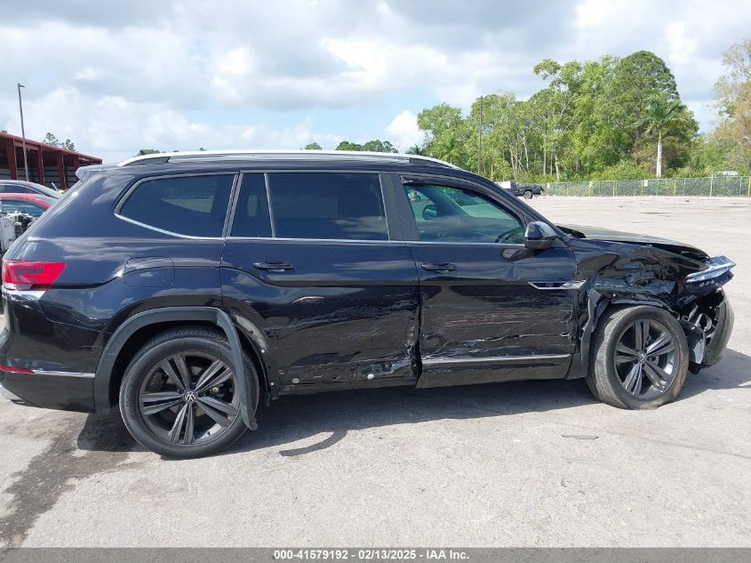 2022 Volkswagen Atlas 3.6L V6 Sel R-Line VIN: 1V2AR2CA2NC501051 Lot: 41579192