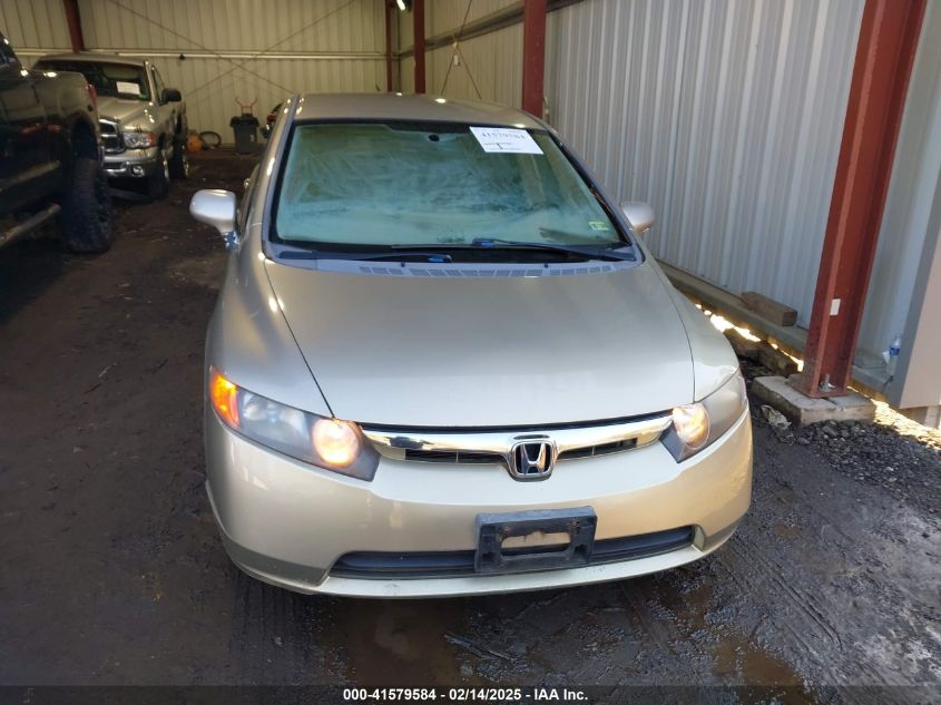 2008 Honda Civic Lx VIN: 1HGFA16548L119391 Lot: 41579584